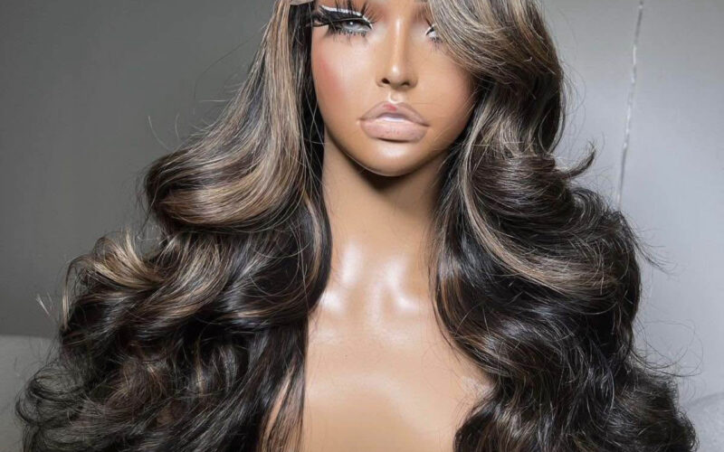 Perruque synthétique brésilienne humain hair