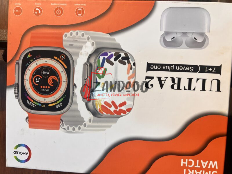 Montre android ultra + airpods pro