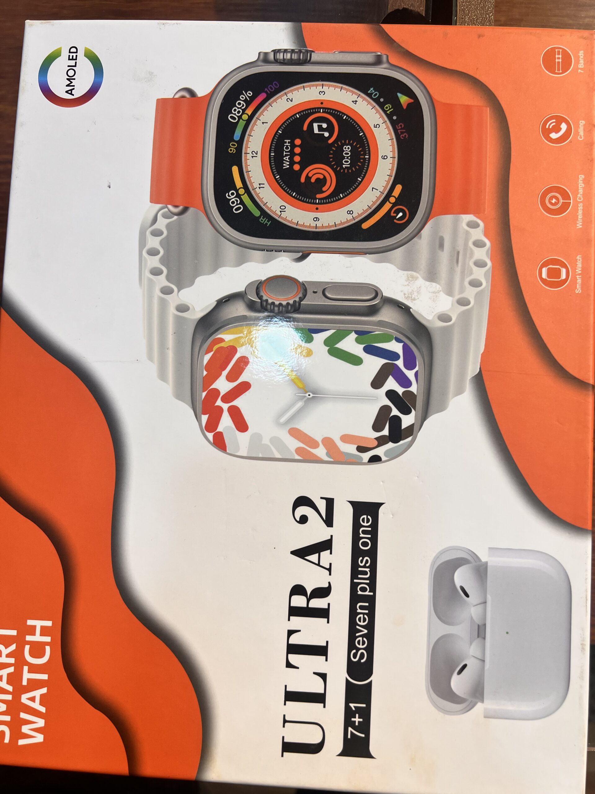 Montre android ultra + airpods pro